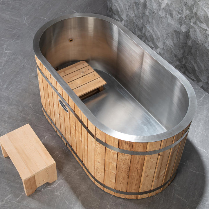 Woodbridge Wooden Cold Plunge With Chiller