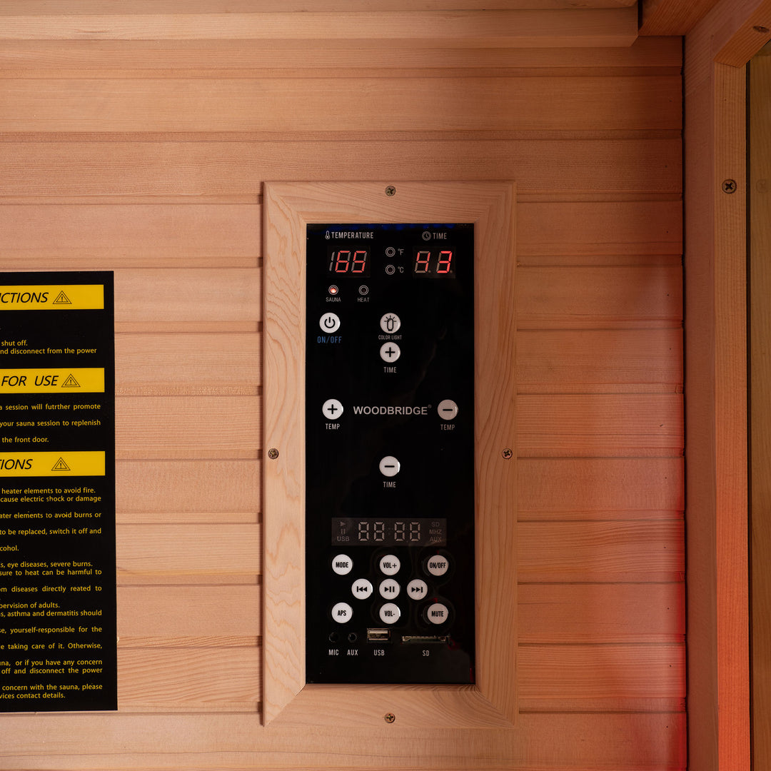 Woodbridge 2 Person Infrared Sauna