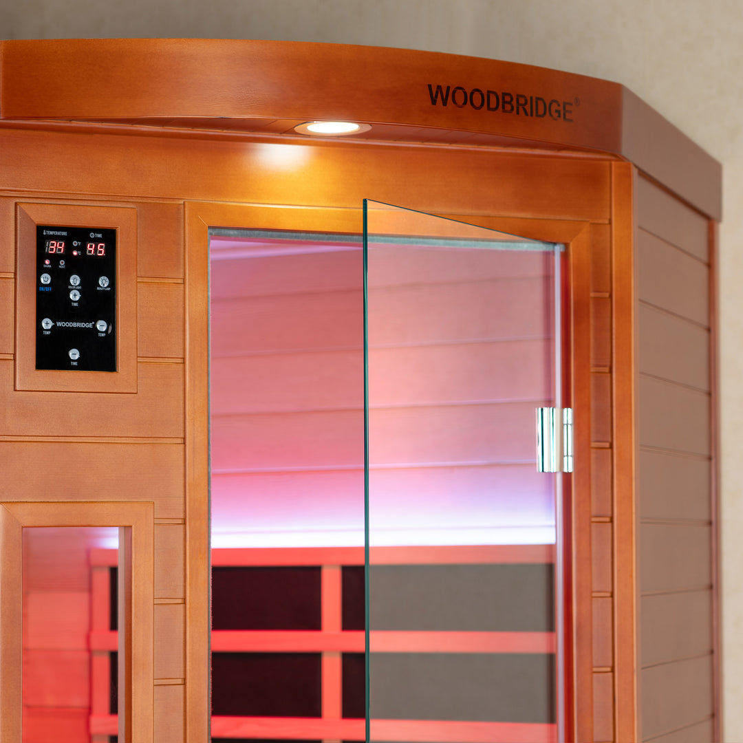 Woodbridge 2 person Indoor FAR Infrared Corner Sauna