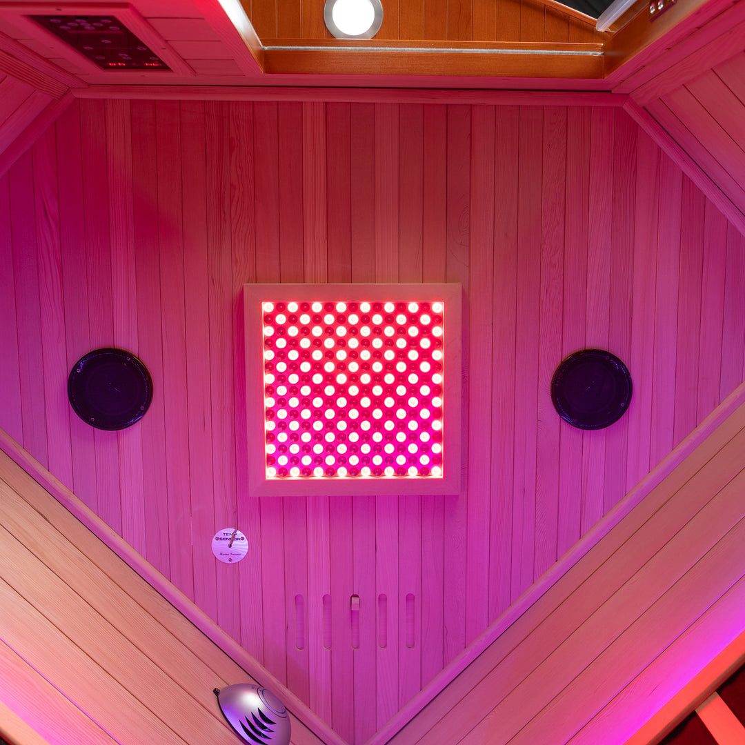 Woodbridge 2 person Indoor FAR Infrared Corner Sauna