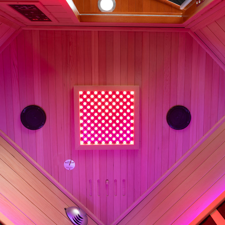 Woodbridge 2 person Indoor FAR Infrared Corner Sauna