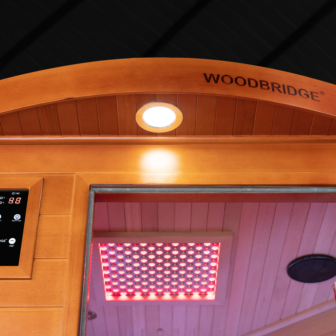 Woodbridge 2 person Indoor FAR Infrared Corner Sauna