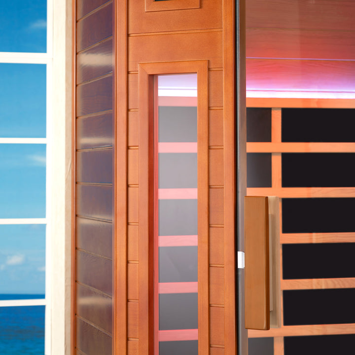 Woodbridge 2 person Indoor FAR Infrared Corner Sauna