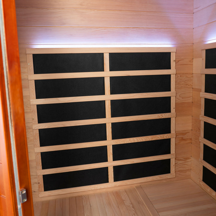 Woodbridge 2 person Indoor FAR Infrared Corner Sauna