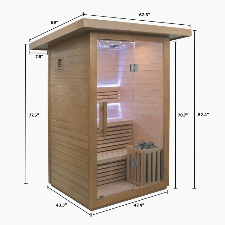 Revive Plunge 3 Person Traditional Sauna