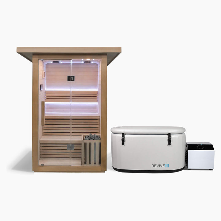 Revive Plunge 2 Person Traditional Sauna & Inflatable Plunge