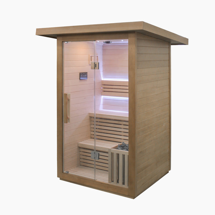 Revive Plunge 2 Person Traditional Sauna & Inflatable Barrel Plunge