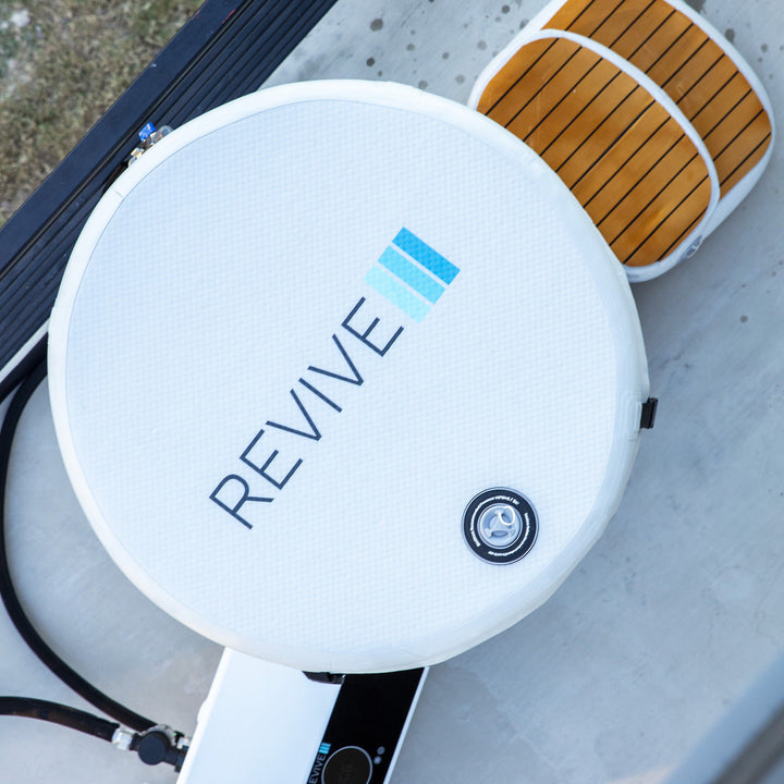 Revive Plunge 6 Person Traditional Sauna & Inflatable Barrel Plunge