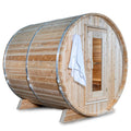 Leisurecraft Canadian Timber Harmony Outdoor Traditional Barrel Sauna 3-4 Person