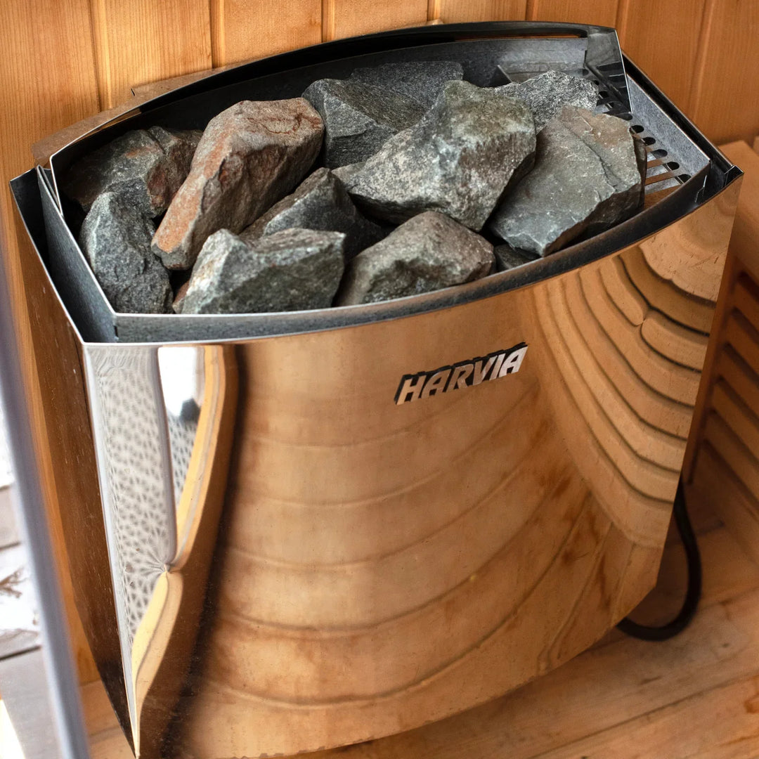 Revive Plunge 6 Person Traditional Sauna & Inflatable Barrel Plunge