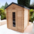 Leisurecraft Canadian Timber Grandby Cabin Outdoor Electric Heated Sauna 2-3 Person