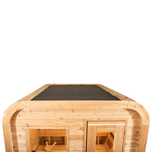 Leisurecraft Canadian Timber Luna Outdoor Traditional Sauna 2-3 Person