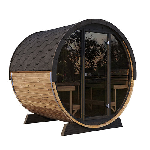 SaunaLife Model EE8G 6 Person Sauna Barrel