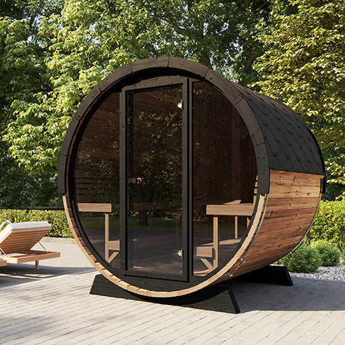 SaunaLife Model EE8G 6 Person Sauna Barrel