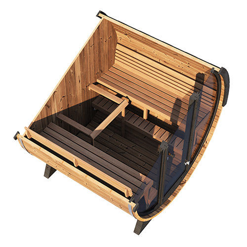 SaunaLife Model EE8G 6 Person Sauna Barrel