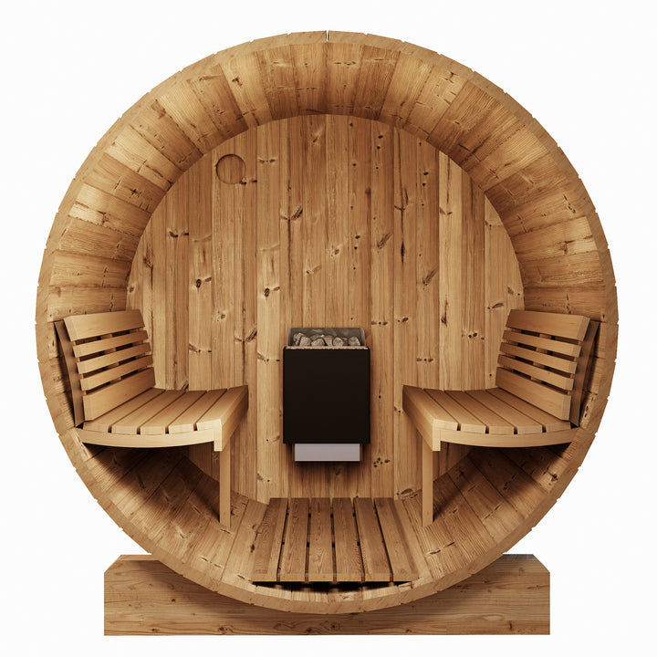 SaunaLife Model E7 4 Person Sauna Barrel