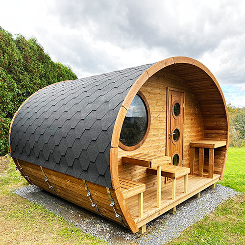 SaunaLife Model G11 Garden-Series Outdoor Home 8 Person Sauna Kit
