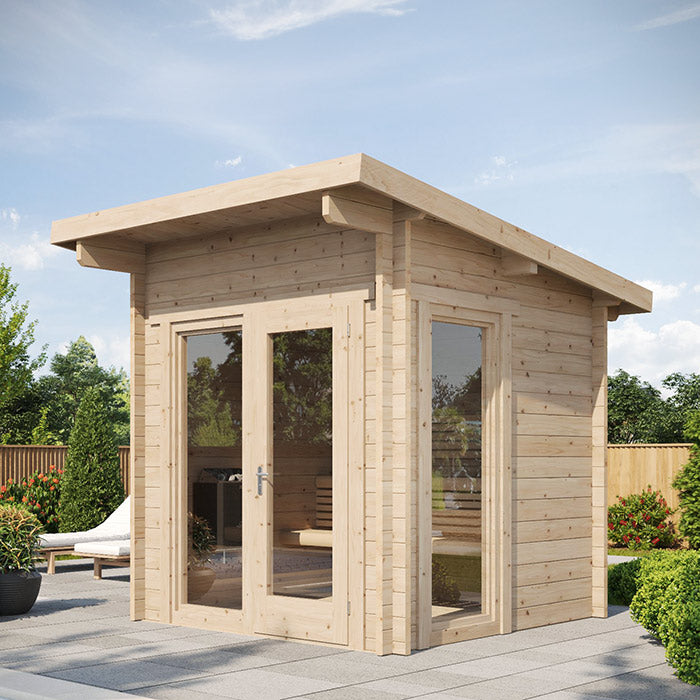 SaunaLife Model G4 Outdoor Home 6 Person Sauna Kit