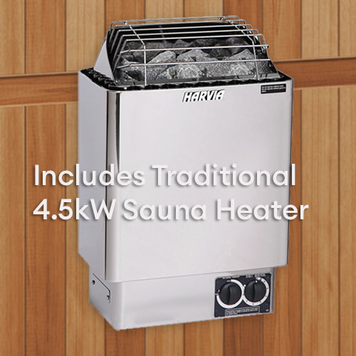 Finnmark FD-5 Trinity XL Infrared & Steam 4 Person Sauna Combo