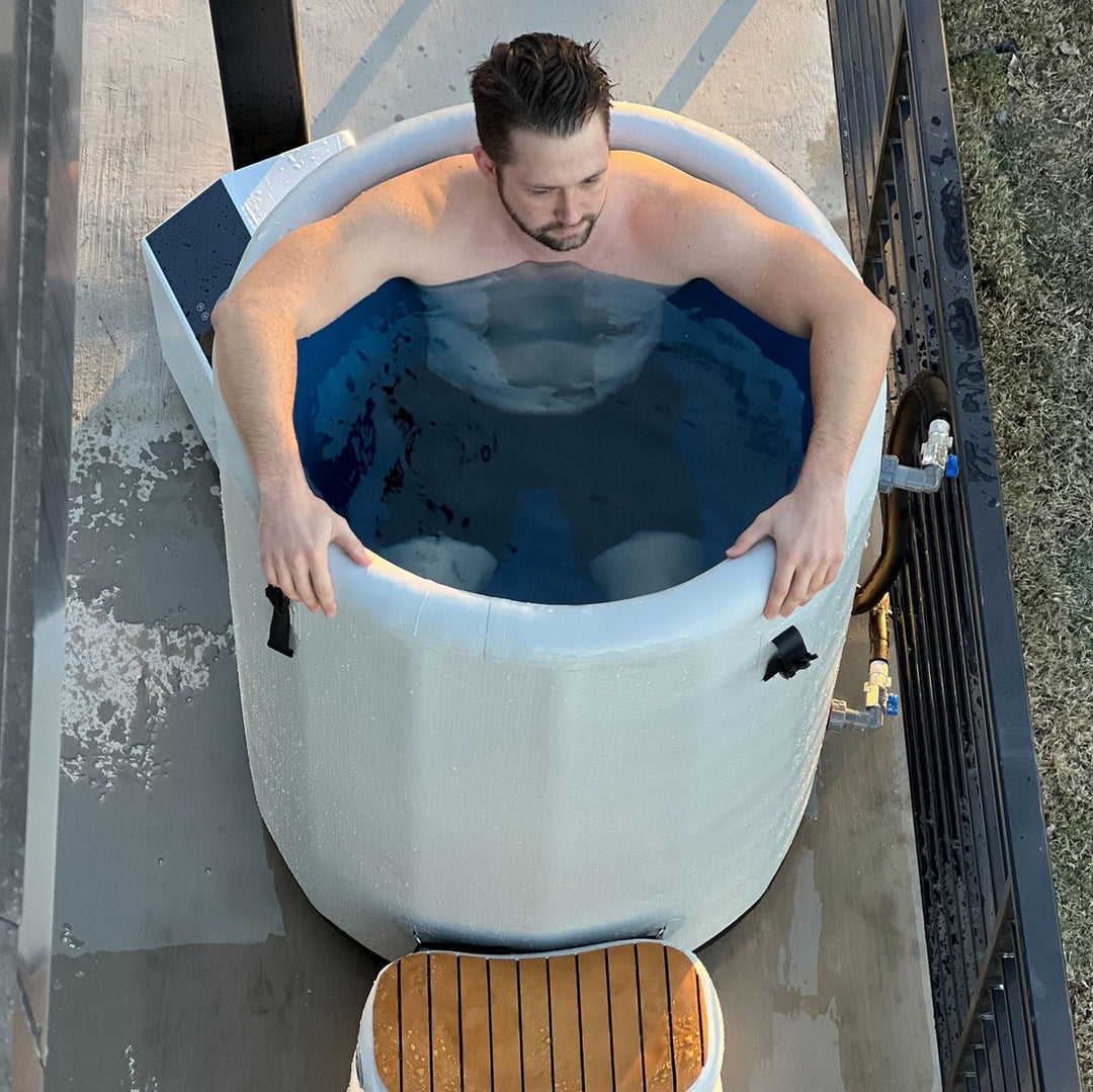 Revive Plunge 6 Person Traditional Sauna & Inflatable Barrel Plunge