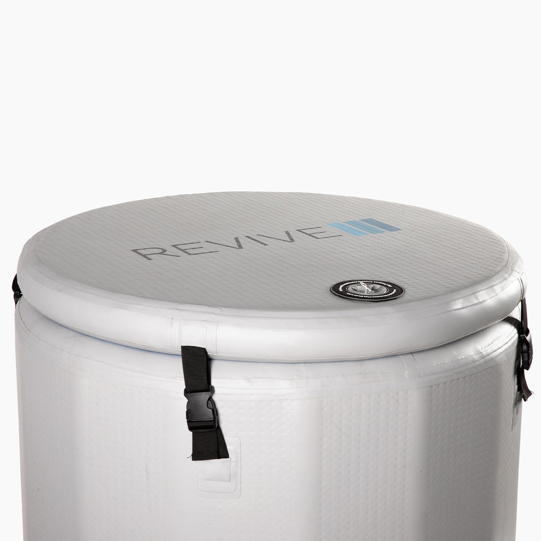 Revive Plunge 6 Person Traditional Sauna & Inflatable Barrel Plunge
