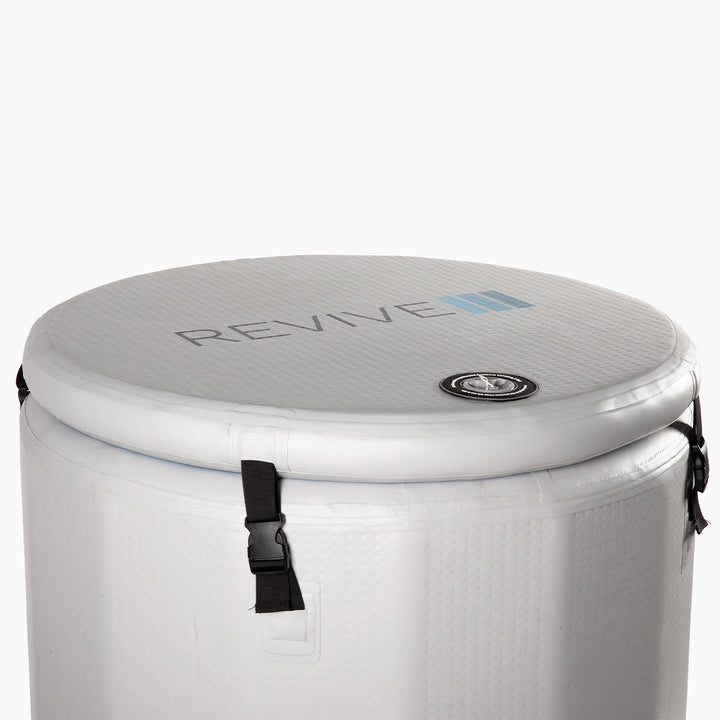 Revive Plunge 6 Person Traditional Sauna & Inflatable Barrel Plunge