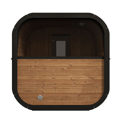 SaunaLife Cube Luxury CL12GCP Outdoor Home 8 Person Sauna Kit
