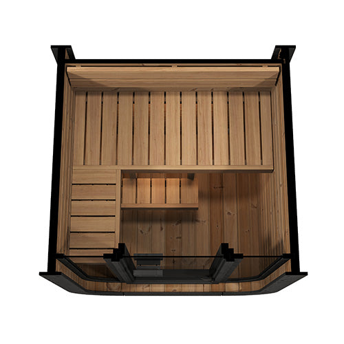 SaunaLife Cube-Series CL3G Outdoor 2 Person Sauna Kit