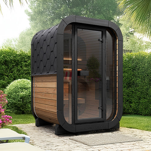 SaunaLife Cube-Series CL3G Outdoor 2 Person Sauna Kit