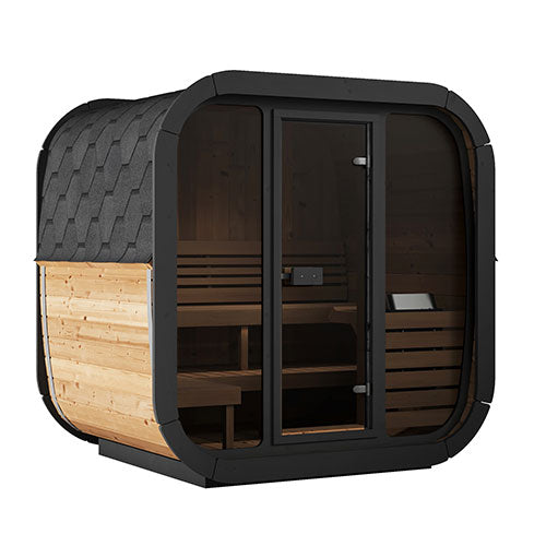 SaunaLife Cube-Series CL5G Outdoor 4 Person Sauna Kit