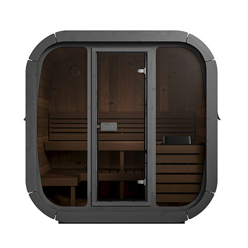 SaunaLife Cube-Series CL5G Outdoor 4 Person Sauna Kit