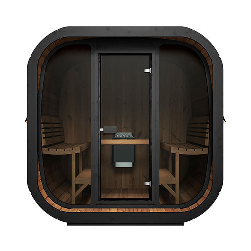 SaunaLife Cube-Series CL7G Outdoor 6 Person Sauna Kit