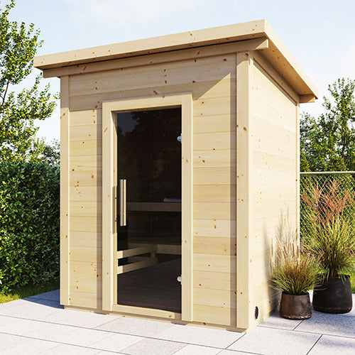 SaunaLife Garden-Series Model G2 Outdoor 4 Person Sauna Kit
