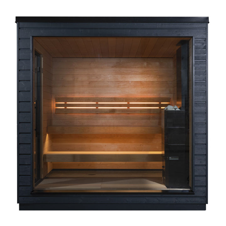 SaunaLife Model G6 Pre-Assembled Outdoor 5 Person Home Sauna
