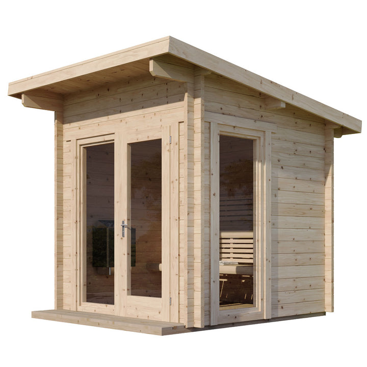 SaunaLife Model G4 Outdoor Home 6 Person Sauna Kit