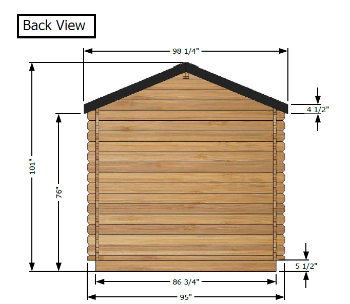 Leisurecraft Canadian Timber Georgian Outdoor Traditional Cabin Sauna with Changeroom 2-6 Person