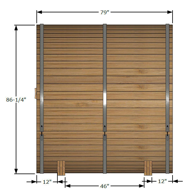 Leisurecraft Canadian Timber Harmony Outdoor Traditional Barrel Sauna 3-4 Person