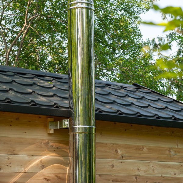 Leisurecraft Canadian Timber Georgian Traditional Cabin Sauna with Changeroom 2-6 Person