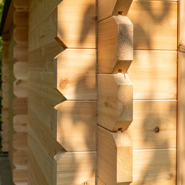 Leisurecraft Canadian Timber Georgian Traditional Cabin Sauna with Changeroom 2-6 Person