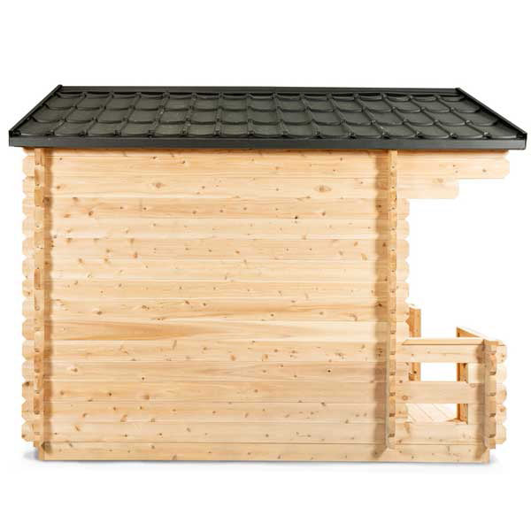 Leisurecraft Canadian Timber Georgian Traditional Cabin Sauna With Porch 2-6 Person