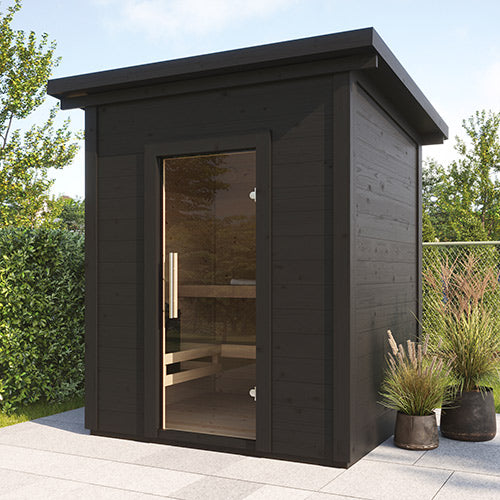 SaunaLife Garden-Series Model G2 Outdoor 4 Person Sauna Kit