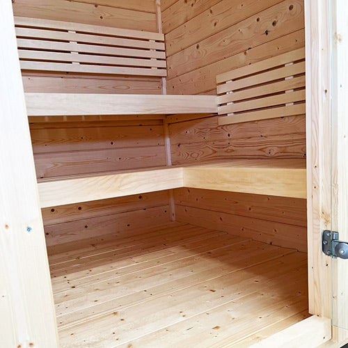 SaunaLife Garden-Series Model G2 Outdoor 4 Person Sauna Kit