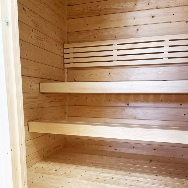 SaunaLife Garden-Series Model G2 Outdoor 4 Person Sauna Kit
