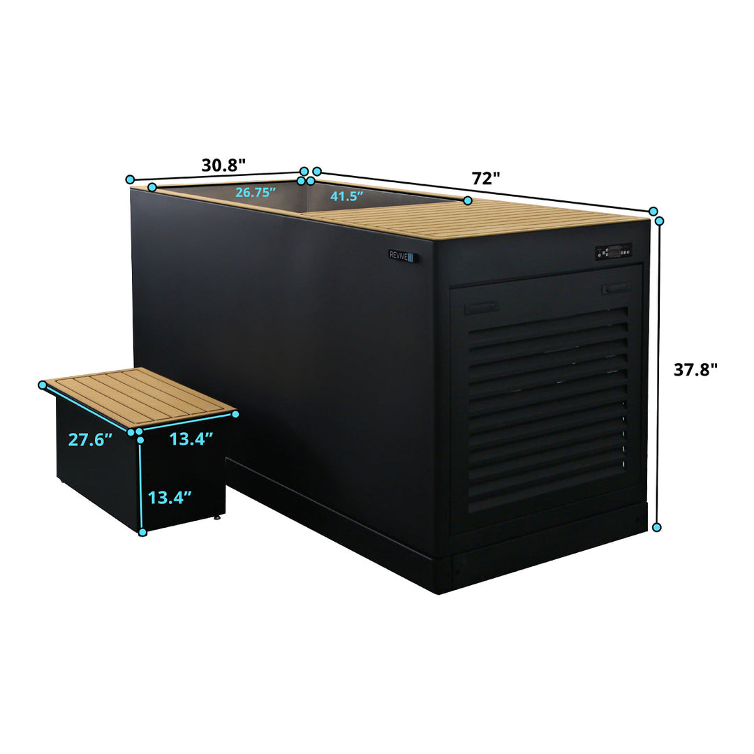 Revive Plunge Luxury Plunge with 1hp Chiller
