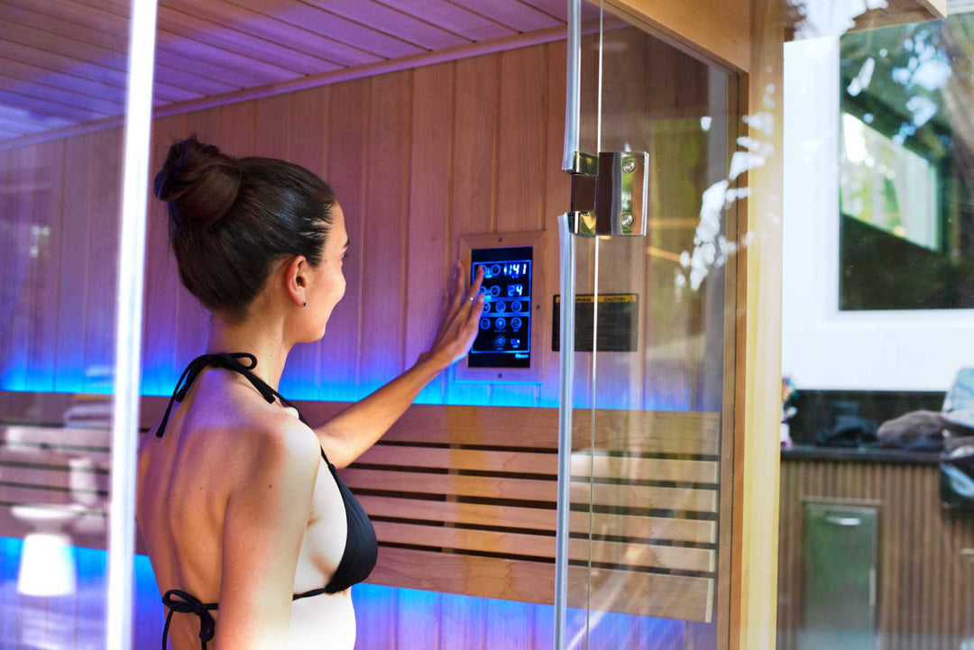 Revive Plunge 6 Person Traditional Sauna & Inflatable Barrel Plunge