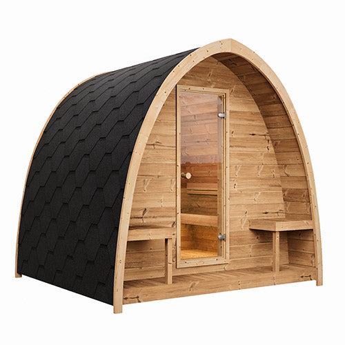 SaunaLife Model G3 Outdoor Home 6 Person Sauna Kit