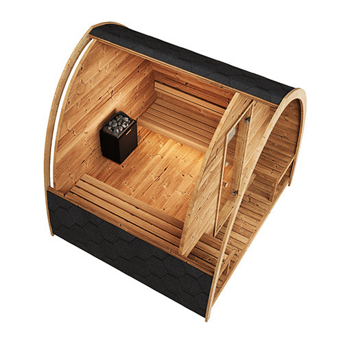 SaunaLife Model G3 Outdoor Home 6 Person Sauna Kit