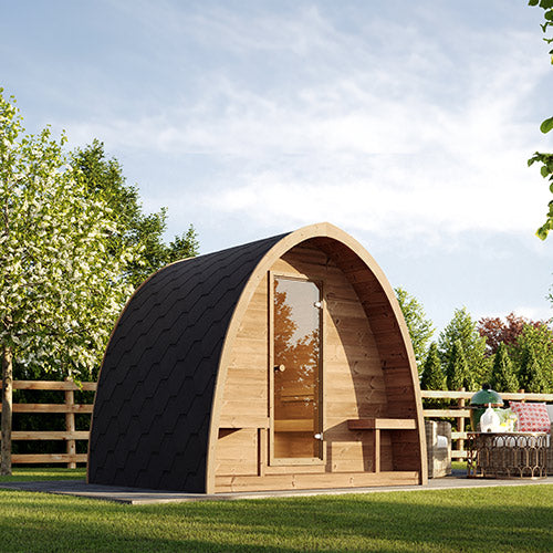 SaunaLife Model G3 Outdoor Home 6 Person Sauna Kit