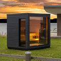 SaunaLife Model G6 Pre-Assembled Outdoor 5 Person Home Sauna