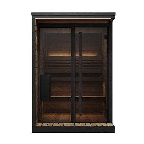 SaunaLife GL4 Outdoor 4 Person Sauna Kit Garden Luxury-Series